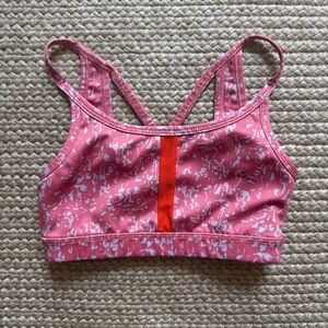 Nike Pink Sports Bra Top Girls Size S